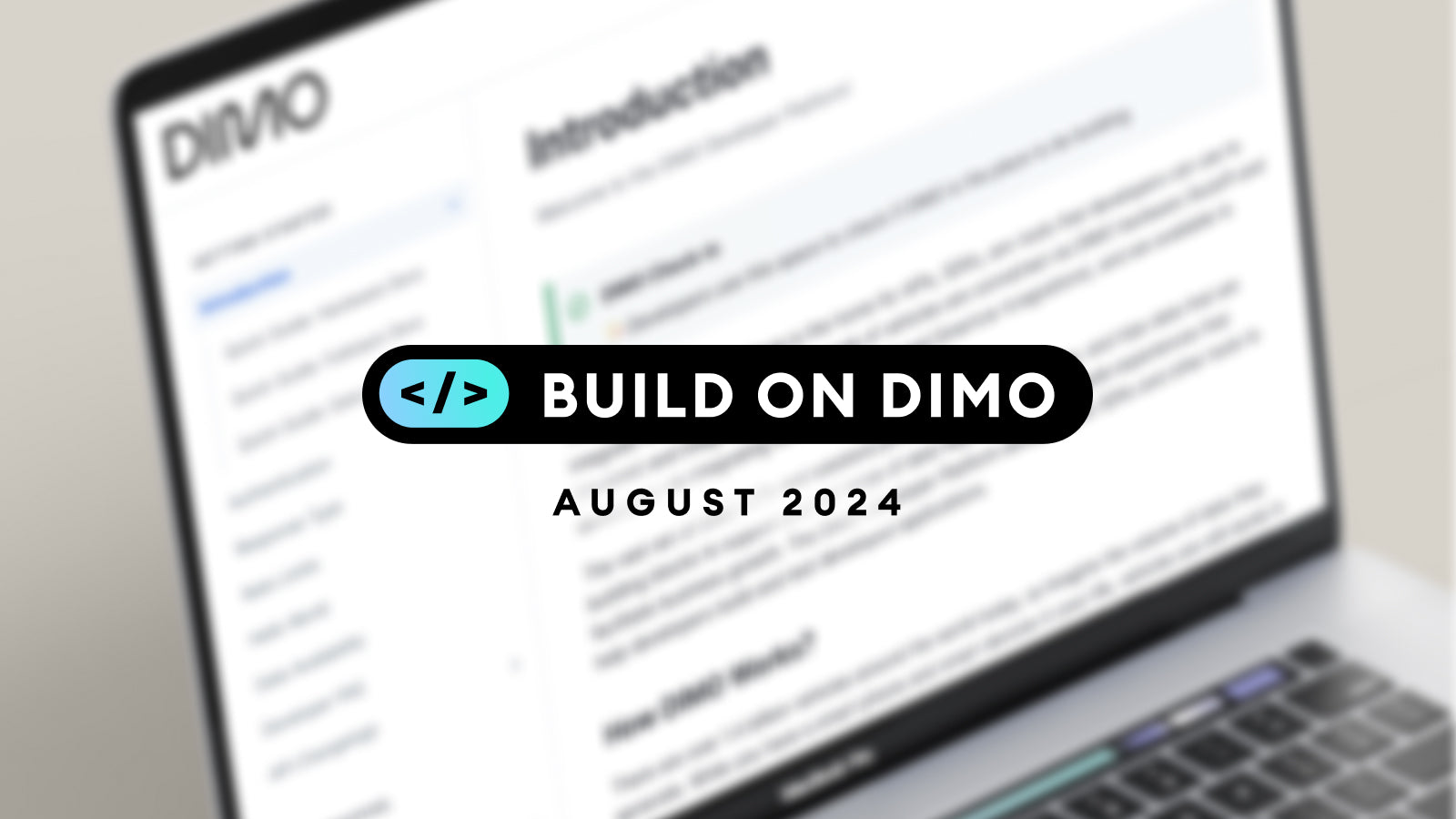 Build On DIMO - August 2024