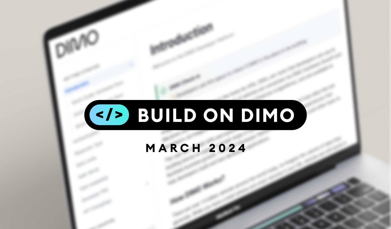 Build on DIMO - March 2024