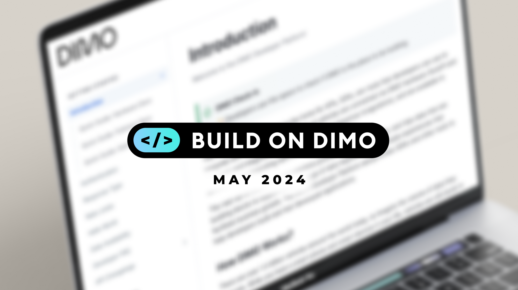 Build on DIMO - May 2024